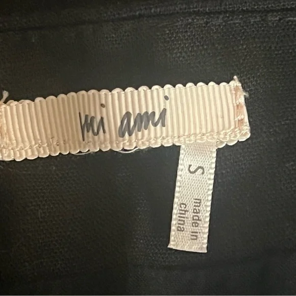 Francesca's Mi Ami Montana Button Embroidered Mini Skirt Size Small - Picture 2 of 7